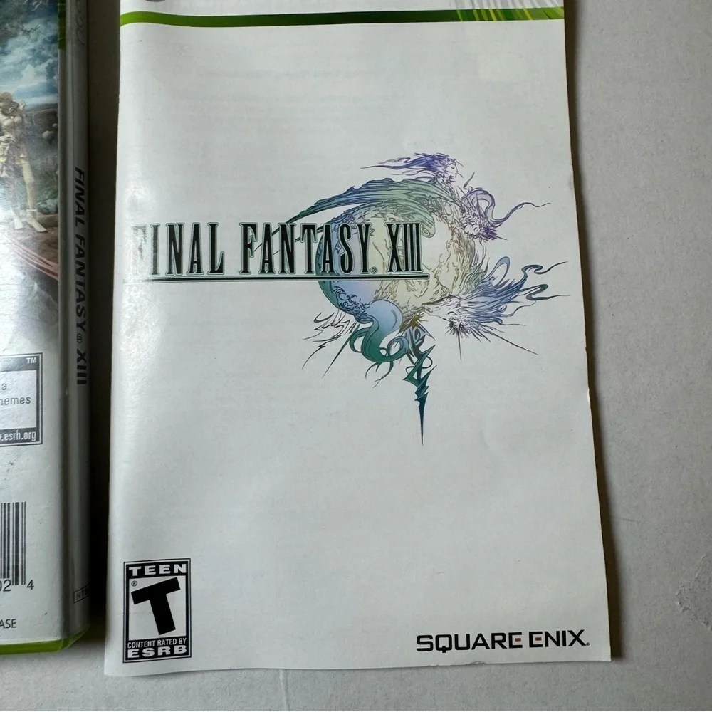 Final Fantasy XIII Microsoft Xbox 360 Square Enix - Complete w/ Manual CIB
